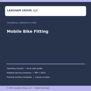 Mobile Bike Fitting