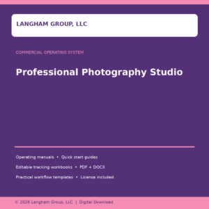 Professional Photography Studio
