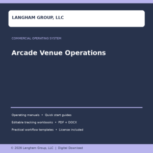 Arcade Venue Operations