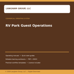 Rv Park Guest Operations