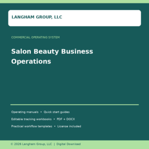 Salon Beauty Business Operations