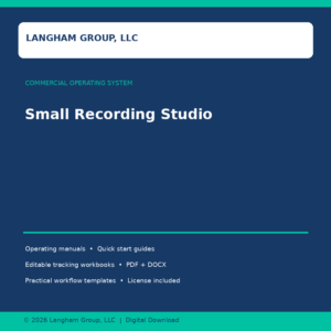 Small Recording Studio