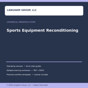 Sports Equipment Reconditioning