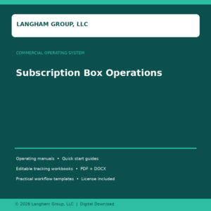 Subscription Box Operations