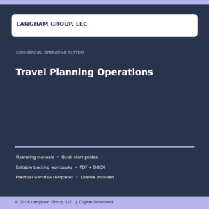 Travel Planning Operations