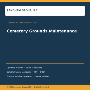 Cemetery Grounds Maintenance