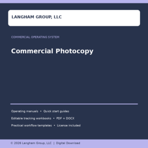 Commercial Photocopy