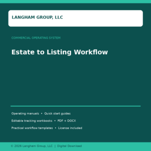 Estate To Listing Workflow