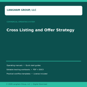 Cross Listing And Offer Strategy