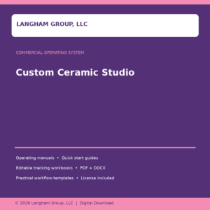 Custom Ceramic Studio
