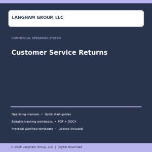 Customer Service Returns