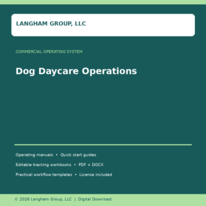 Dog Daycare Operations