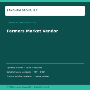 Farmers Market Vendor