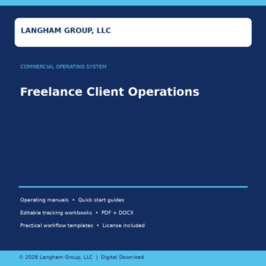 Freelance Client Operations